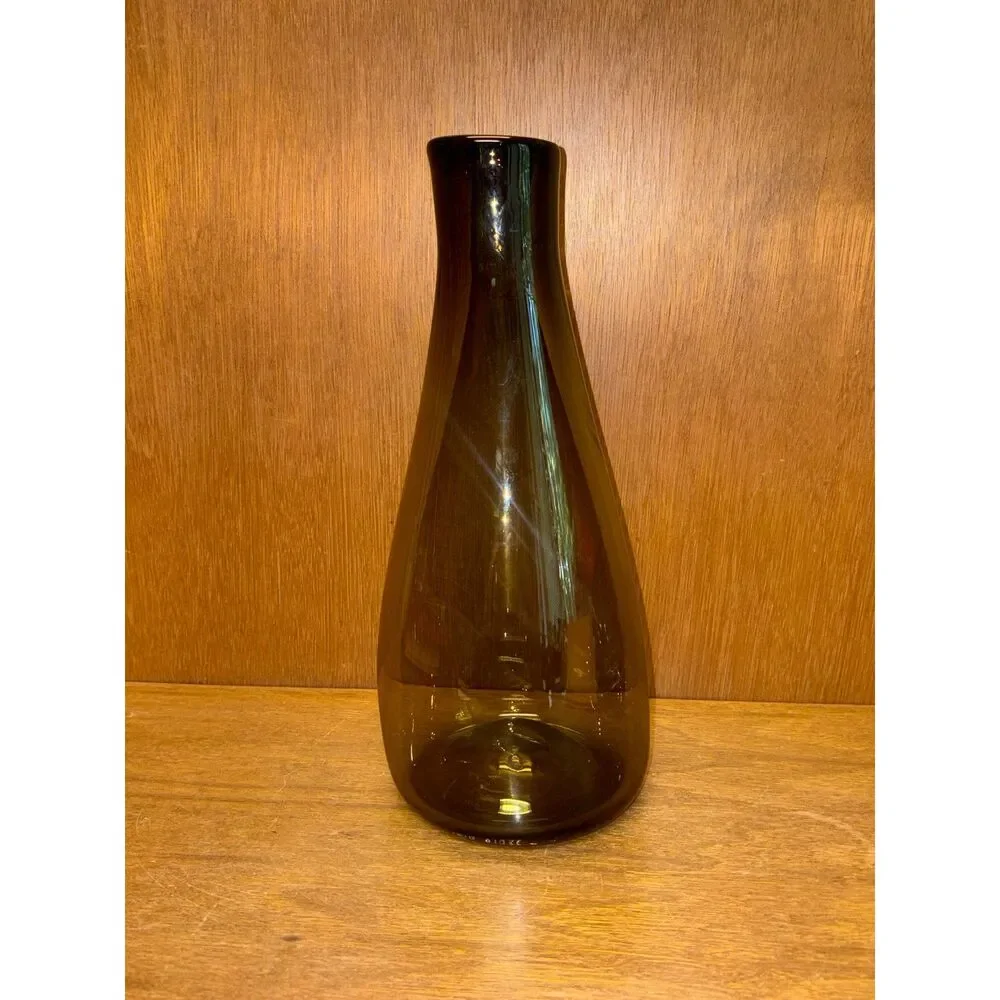 Pablo Glass Handblown Studio Art Tapered Vase 12